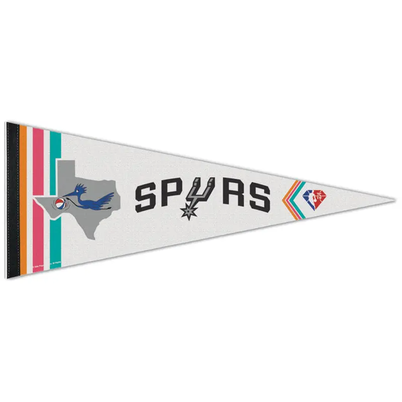 San Antonio Spurs NBA 75th Anniversary City Edition Premium Felt Pennant - Wincraft