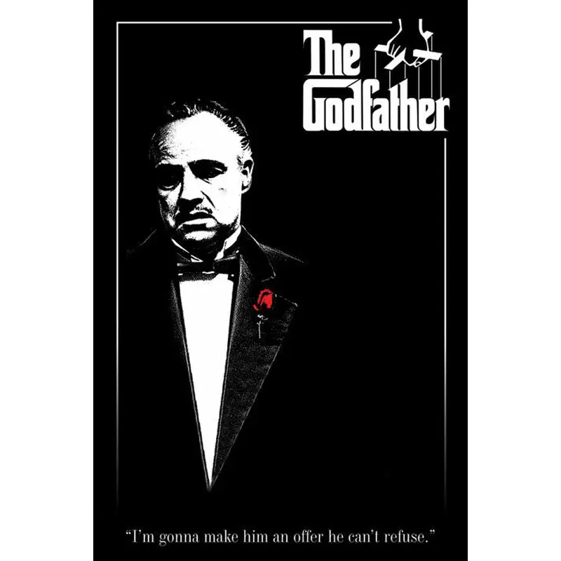 The Godfather Don Corleone "Make Him An Offer" Poster - Pyramid International