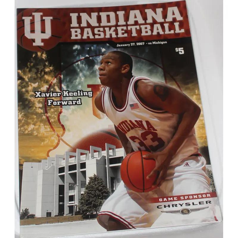 2007 Michigan vs Indiana University Basketball Program