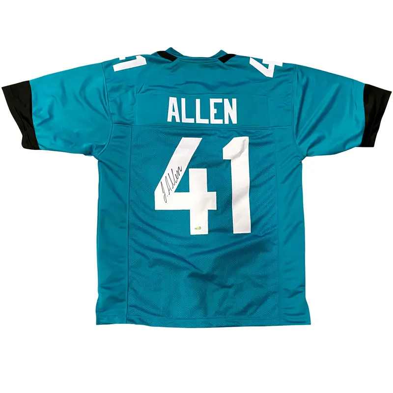 Josh Allen Autographed Jacksonville (Teal #41) Custom Jersey