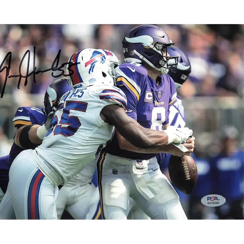 Jerry Hughes signed 8x10 photo PSA/DNA Autographed Bills