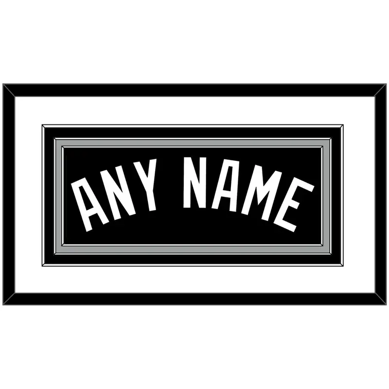 San Antonio Name - Road Black (2002-2017) - Triple Mat 1