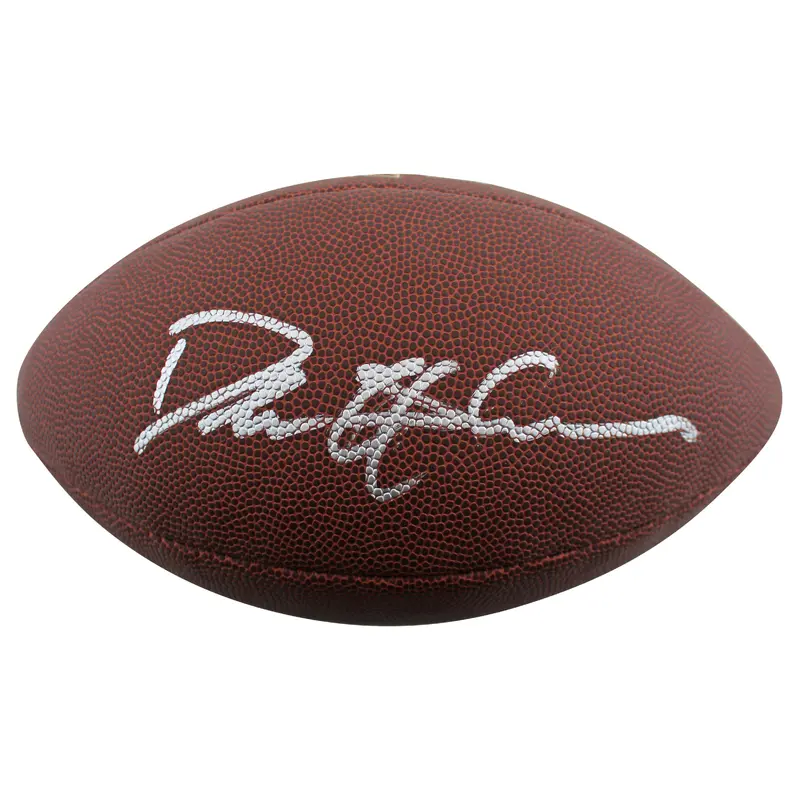 Cowboys Deion Sanders Authentic Signed Super Grip Nfl Football BAS Witnessed