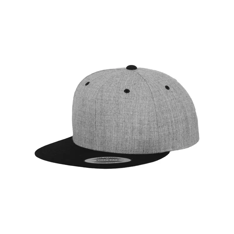 Classic Snapback 2-Tone - Heather Grey/Black