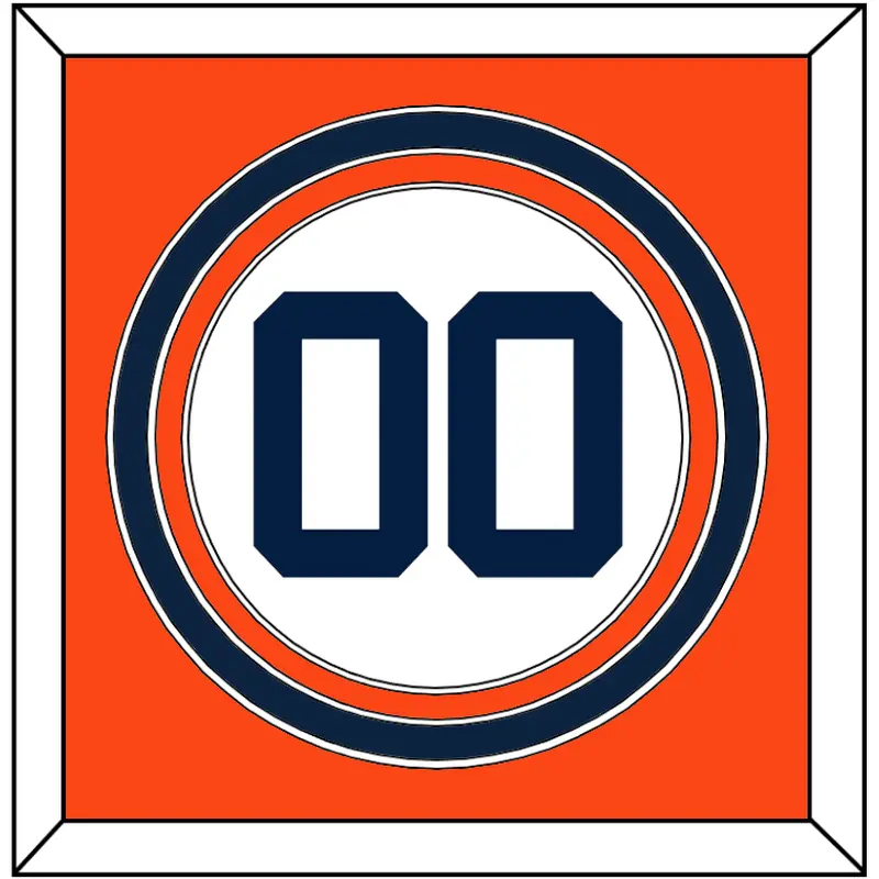 Detroit Number - Home White (1972-2017) - Triple Mat 3