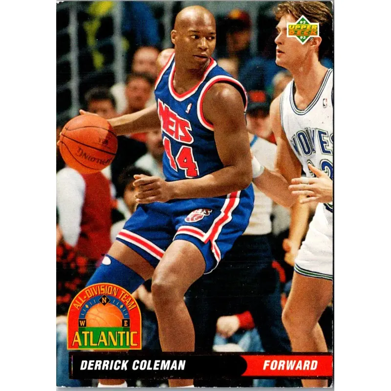 1992 Upper Deck All-Division Team Derrick Coleman #AD2