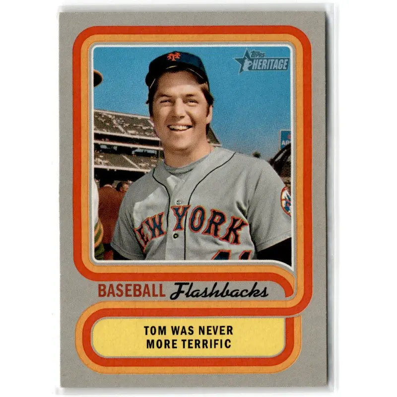 2019 Topps Heritage Baseball Flashbacks Tom Seaver #BF-TS