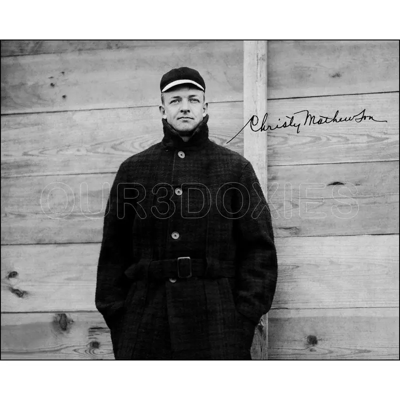 Christy Mathewson 8X10 Photo - Autographed New York Giants - 1358