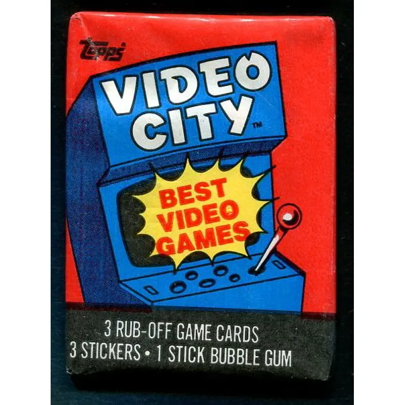 1983 Topps Video City Unopened Wax Pack