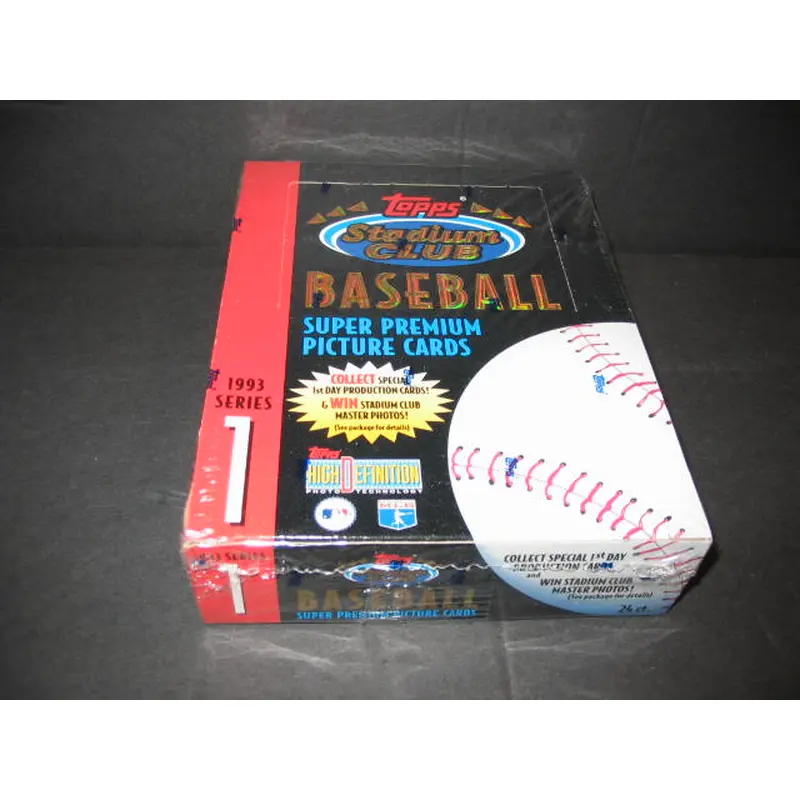 1993 Topps Stadium Club Baseball Series 1 Box