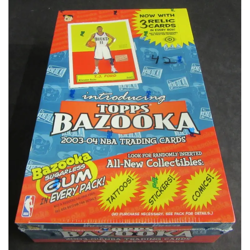 2003/04 Topps Bazooka Basketball Box (Hobby) (read)