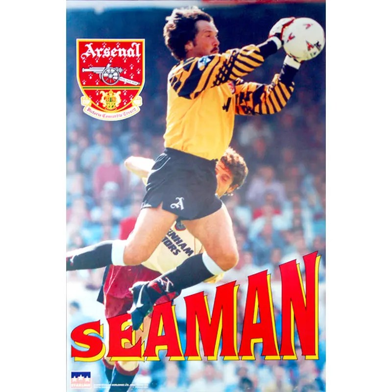 David Seaman "Big Save" Aresnal FC Goalkeeper Poster - Starline 1997