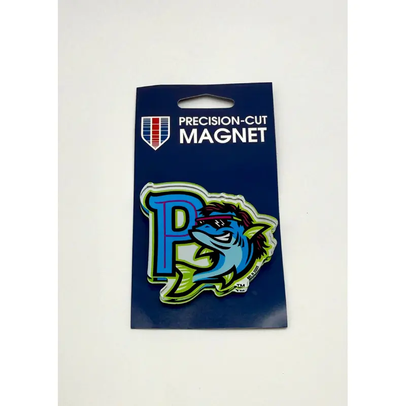 Pensacola Blue Wahoos Acrylic Mullets Magnet