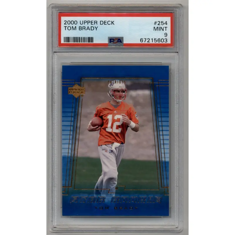 Tom Brady 2000 Upper Deck Rookie #254 PSA 9 Mint