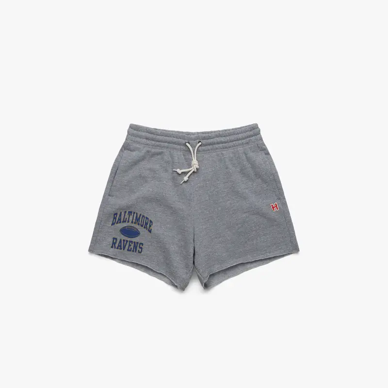 Women's Baltimore Ravens Gridiron Sweat Shorts