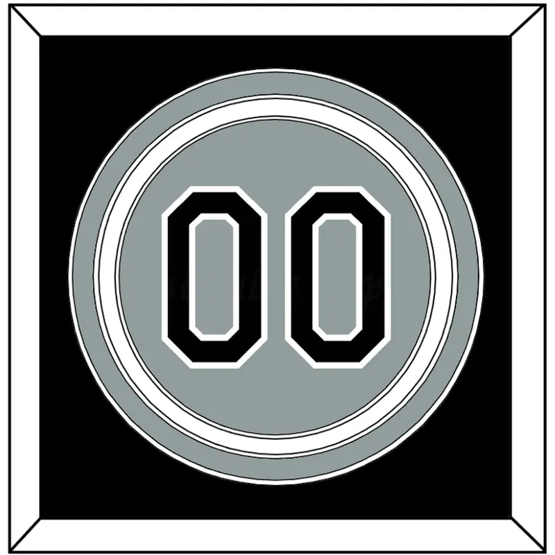 Chicago Number - Road Gray - Triple Mat 3