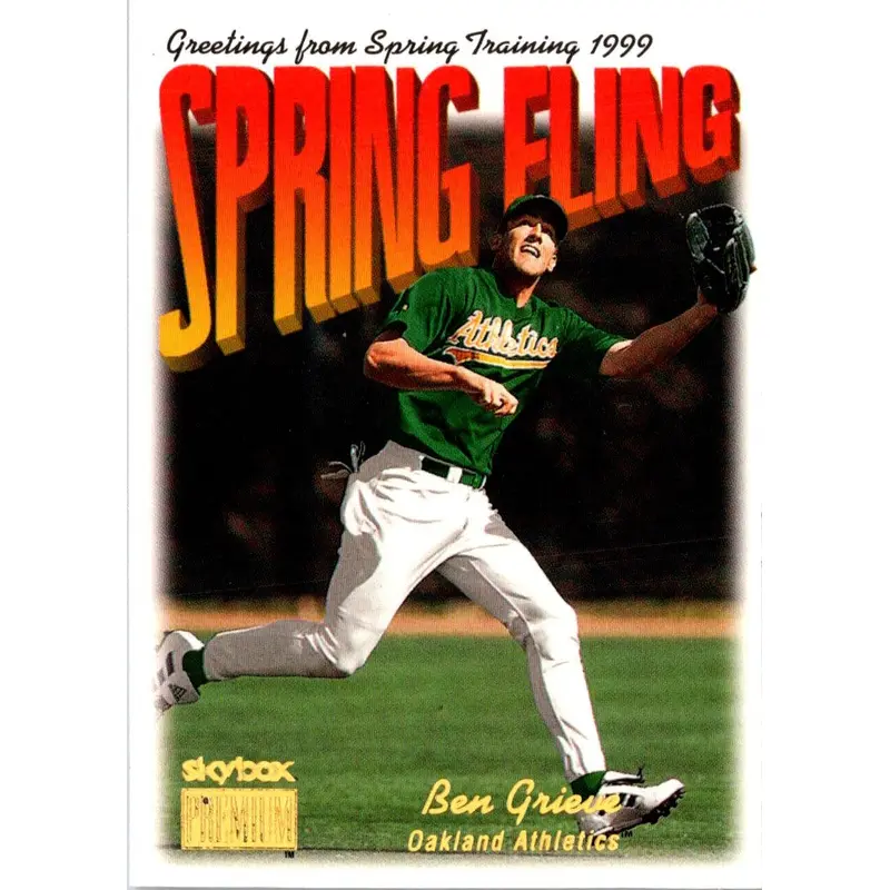 1999 SkyBox Premium Ben Grieve #289