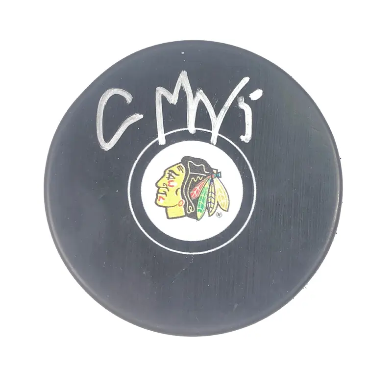CONNOR MURPHY signed Hockey Puck PSA/DNA Chicago Blackhawks Autographed