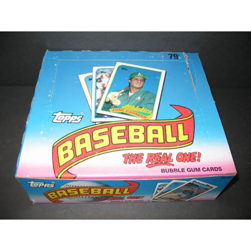 1989 Topps Baseball Unopened Cello Box (Authenticate)