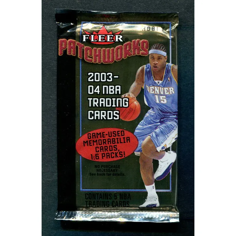 2003/04 Fleer Patchworks Basketball Unopened Pack (Hobby)