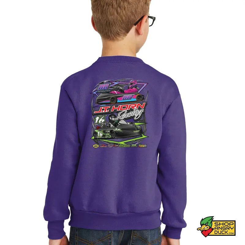JT Horn Racing Youth Crewneck Sweatshirt