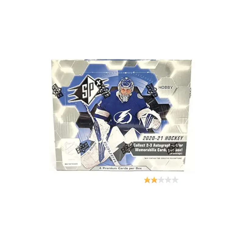 2020-21 Upper Deck SPx Hockey Hobby Box