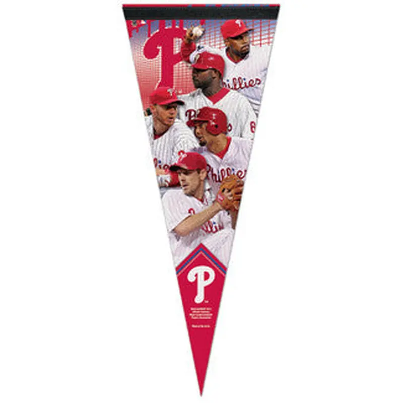 Philadelphia Phillies "Five Stars" Premium Felt Collector's Pennant - Wincraft 2011