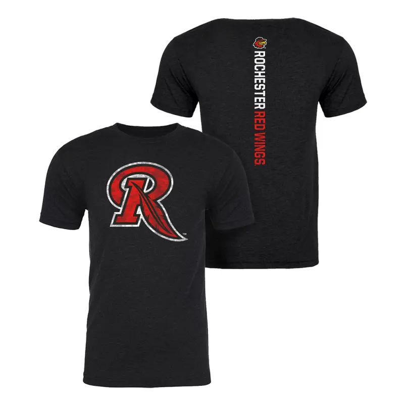 Rochester Red Wings Feather R Razorback T-Shirt