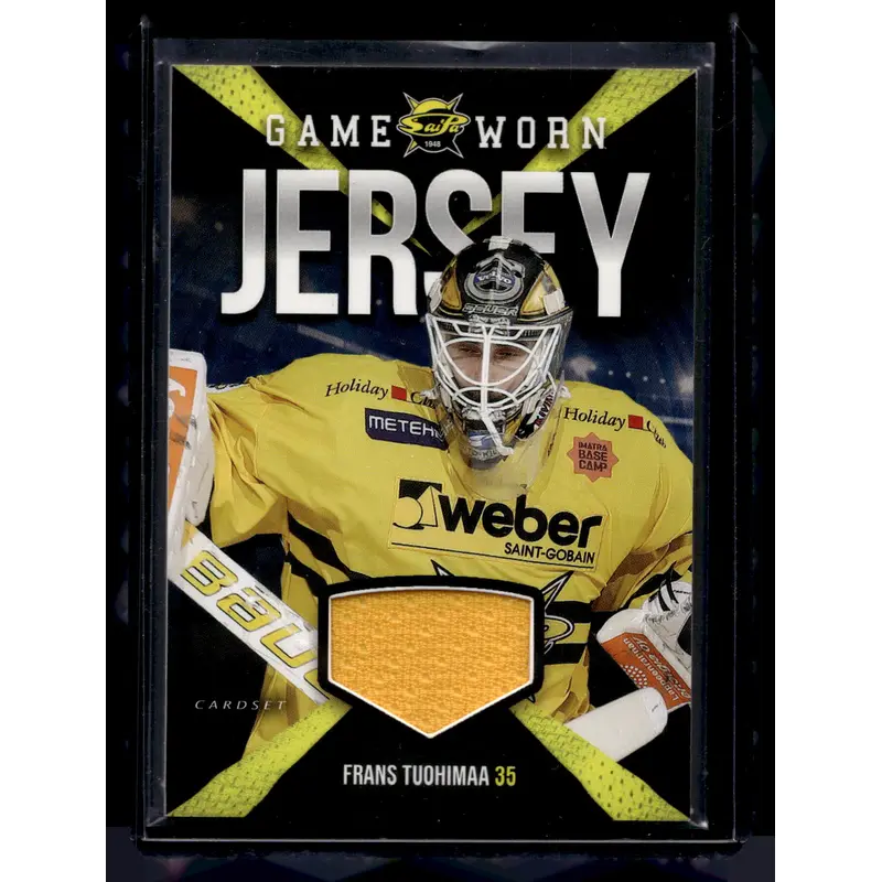 2017-18 Cardset - Game Worn Jersey - Frans Tuohimaa /128