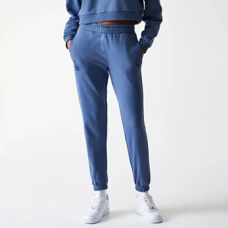LA Dodgers Womens MLB Midi League Essential Dark Blue Joggers