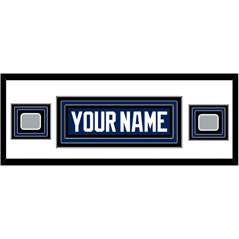 Tampa Bay Nameplate With 2 Finals Patches - Home Blue - Triple Mat 2