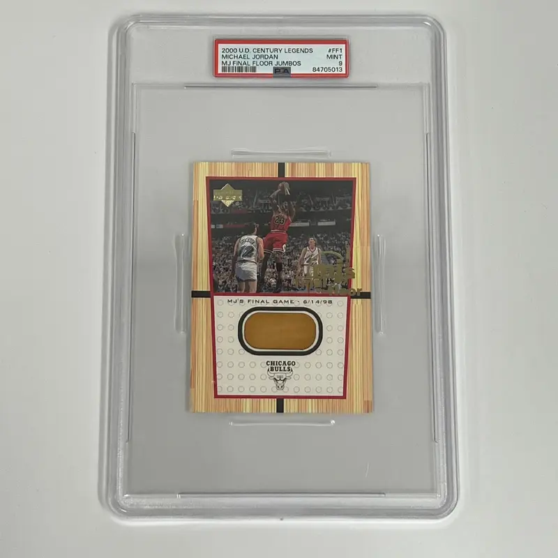 2000 UD Century Legends MJ Final Floor Jumbos #FF1 Michael Jordan PSA 9