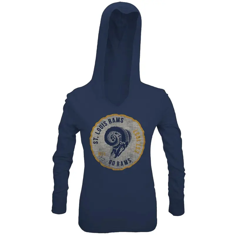 St. Louis Rams - Primetime Juniors Hooded Long Sleeve T-Shirt