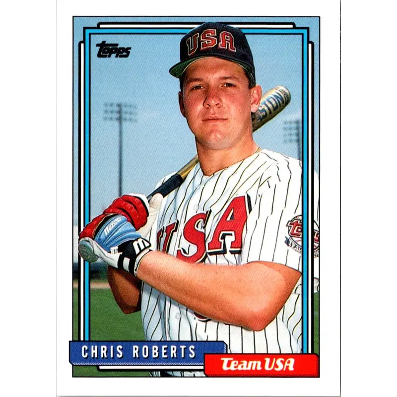 1992 Topps Traded Chris Roberts #93T Rookie