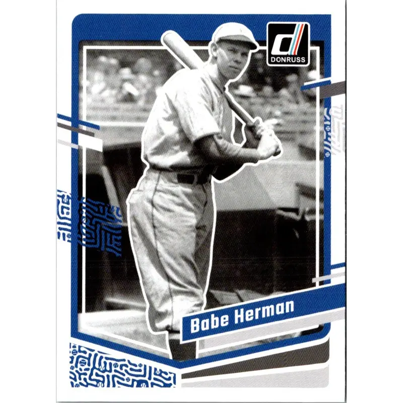 2023 Donruss Holo Blue Babe Herman #170