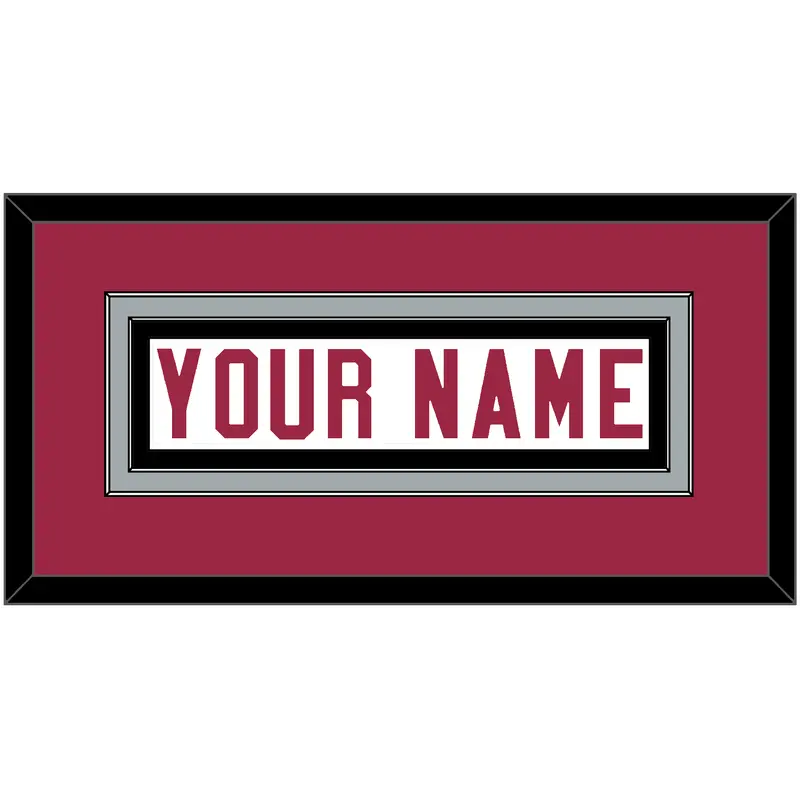Arizona Nameplate - Road White - Double Mat 4