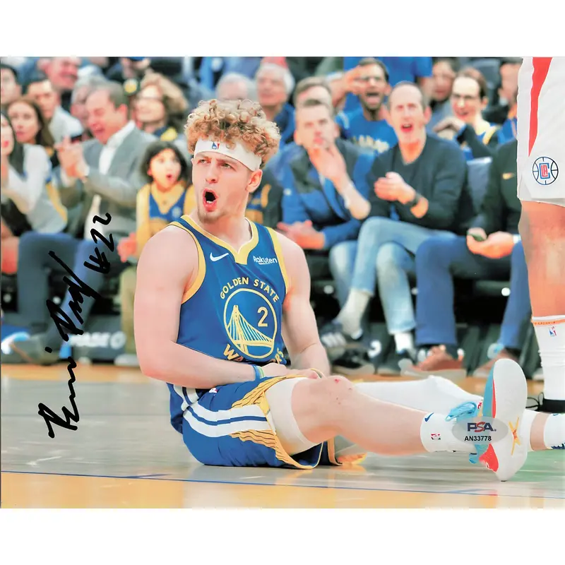 Brandin Podziemski signed 8x10 photo PSA/DNA Golden State Warriors Autographed