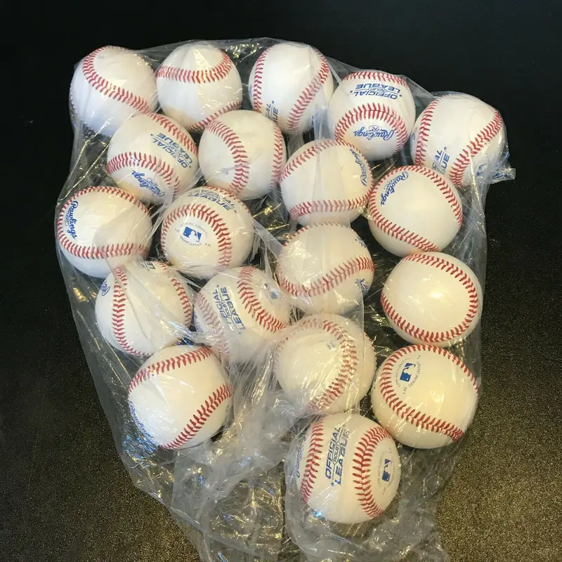 Lot 19 New Rawlings Official League Baseball Leather ROLB1 Good For Autographs
