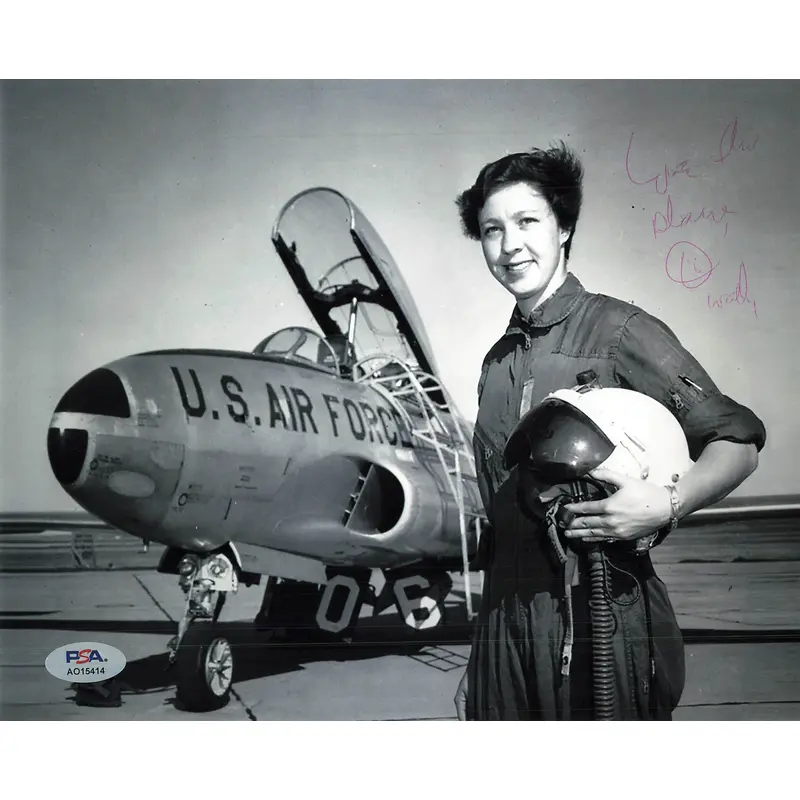 Wally Funk signed 8x10 photo PSA/DNA Autographed Aviator