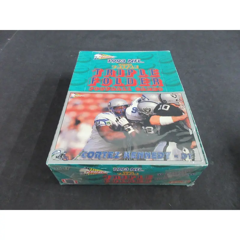 1993 Pacific Triple Folder Football Box