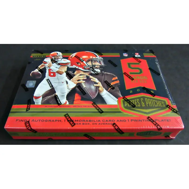 2018 Panini Plates and Patches Football Box (Hobby)