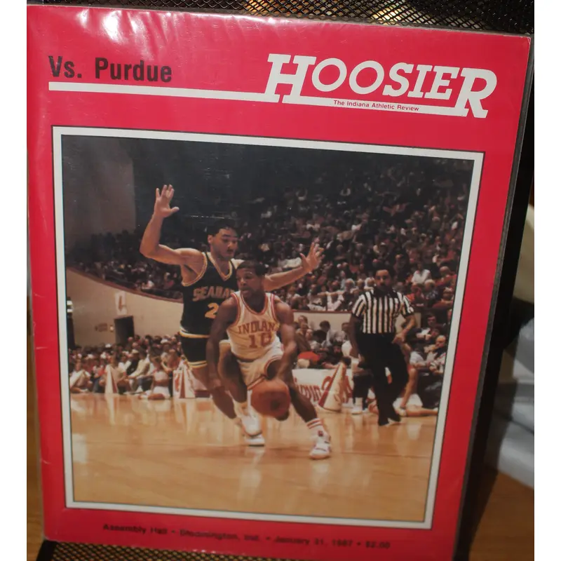 1987 Purdue vs Indiana University Basketball Program
