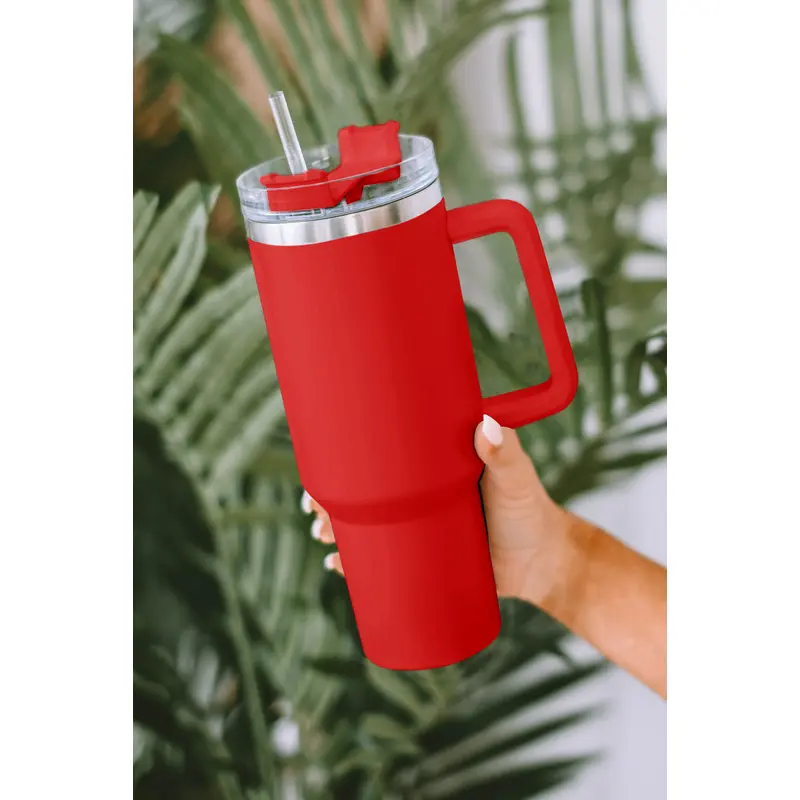 Fiery Red 304 Stainless Steel Double Insulated Cup 40oz