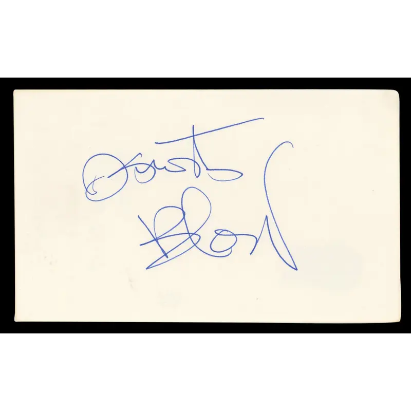 Kurtis Blow Musician Authentic Signed 3x5 Index Card Autographed BAS #BL96388