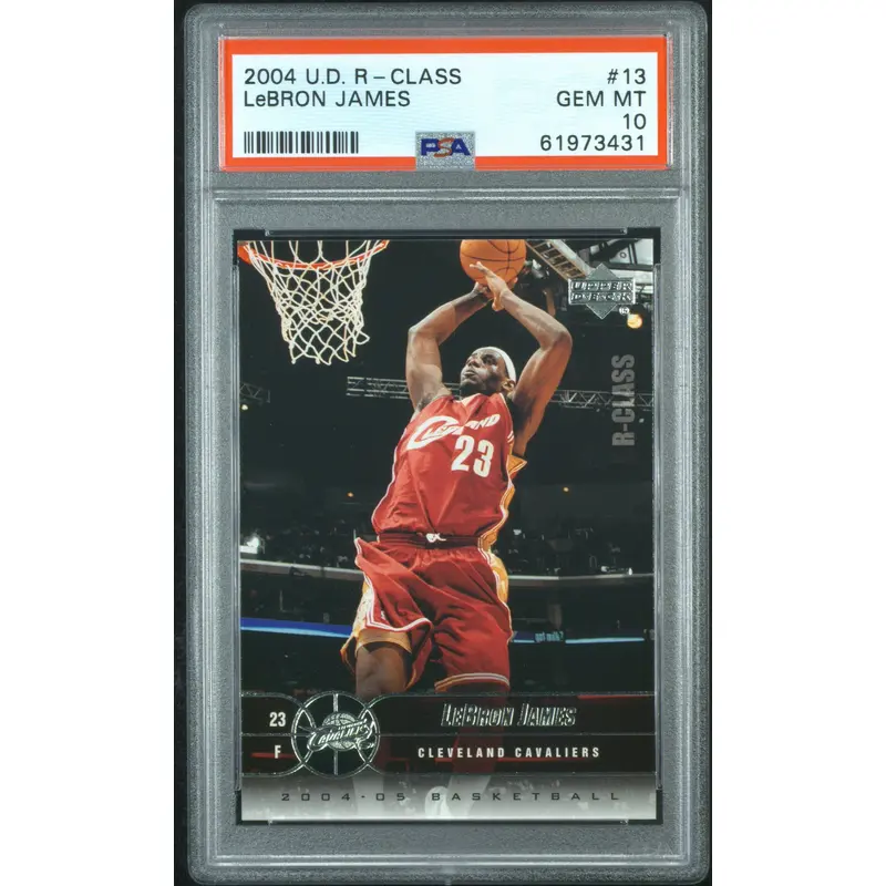 LeBron James 2004 Upper Deck R-Class #13 PSA 10 Gem Mint