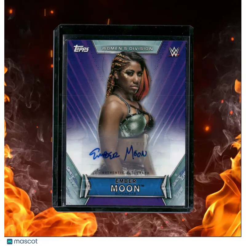 2019 Topps Women's Division Ember Moon Purple Auto 48/99 #A-EM