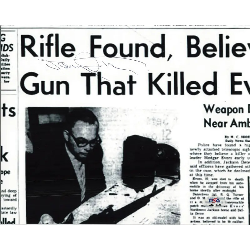 Bobby Delaughter signed 8x10 photo PSA/DNA Autographed Lawyer