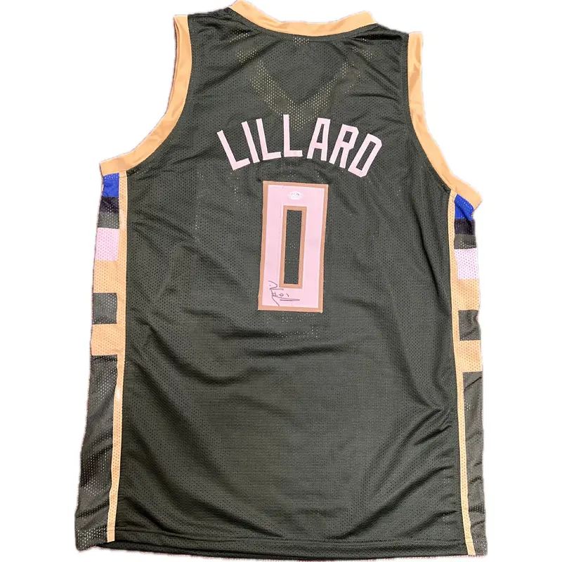Damian Lillard signed jersey PSA/DNA Milwaukee Bucks Autographed