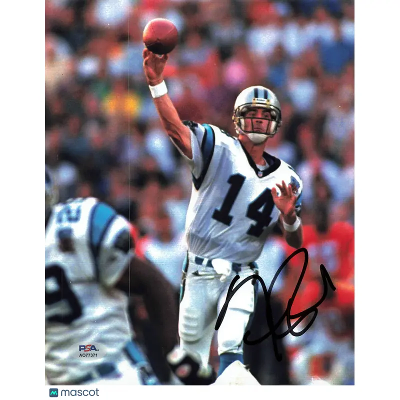 Frank Reich Signed 8x10 Photo PSA Carolina Panthers