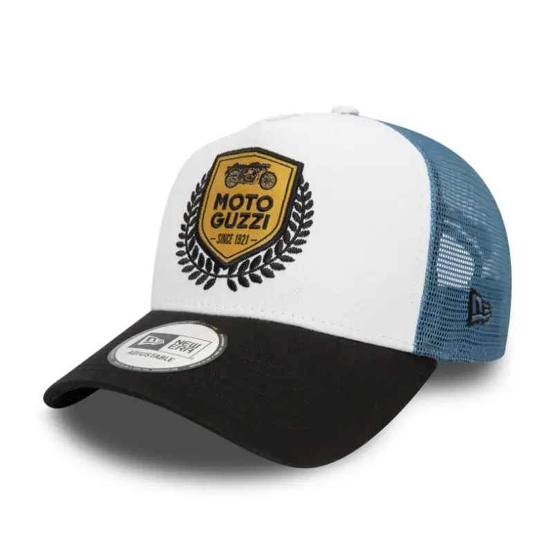 New Era - Moto Guzzi - Trucker Cap - White/Blue/Black